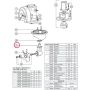 Embase pour propulseur Lewmar 185TT 3.0kW