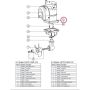 Kit vis de fixation pour propulseur Lewmar 140TT 