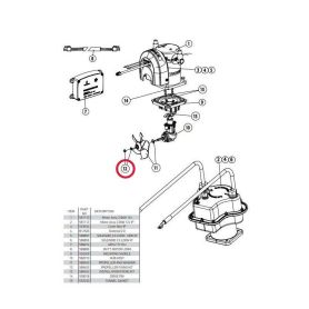 Kit vis de fixation pour hélices pour propulseur Lewmar 110TT