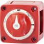 Série M Mini coupe-batterie avec bouton - Rouge