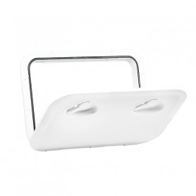 Trappe d'accès Top Line avec serrure, 315 x 440 mm - Blanc