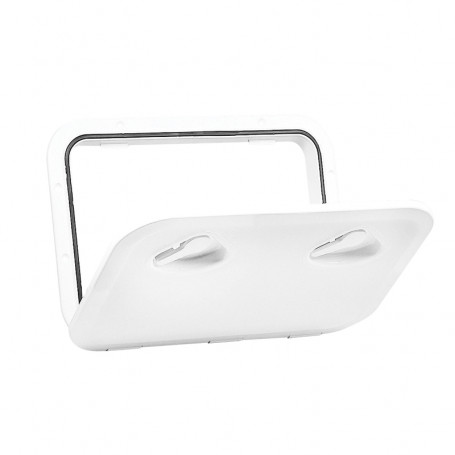 Trappe d'accès Top Line avec serrure, 315 x 440 mm - Blanc
