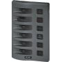 WeatherDeck® Panneau de fusibles étanche 12V DC - gris 6 positions