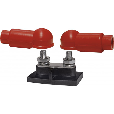 BusBar Dual Stud 3-8in avec isolateurs