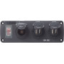 Panneau Acc H2O 2 USB & Socket