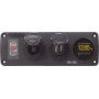 Panneau Acc H2O USB, Prise & Voltmètre