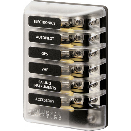 BlocFusible 3AG 6circuit avec terre (en vrac)