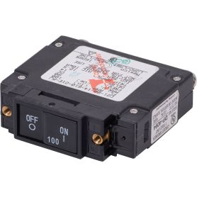 Disjoncteur UL-489 unipolaire Flat Rocker 100A DC