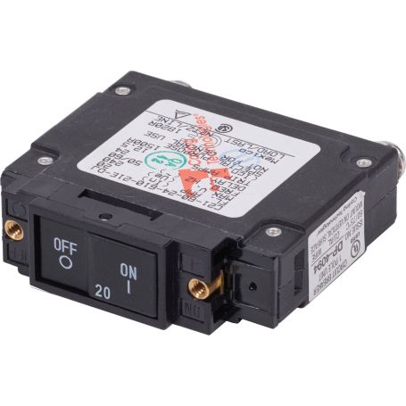 Disjoncteur UL-489 unipolaire Flat Rocker 20A AC
