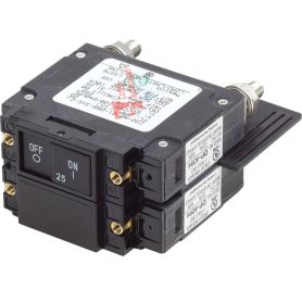 Disjoncteur UL-489 bipolaire Flat Rocker 25A AC (en vrac)
