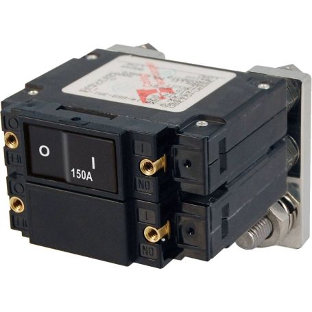 Disjoncteur série C bipolaire à bascule plate 150A DC (en vrac)