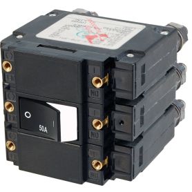 Disjoncteur tripolaire série C bascule surélevée - 50A AC (en vrac)