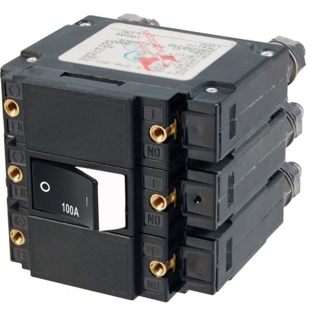 Disjoncteur tripolaire série C bascule surélevée - 100A AC (en vrac)