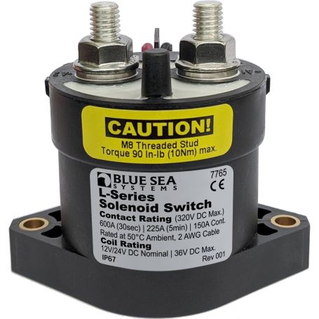 Coupe-batterie Solénoïde L 150A 12-24V