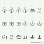 Kit d'étiquettes ICON pour l'interrupteur de batterie