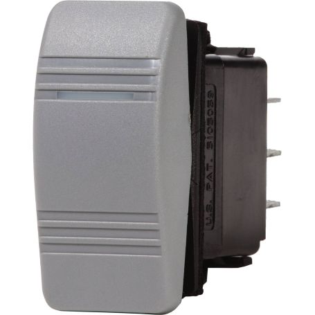 Interrupteur Contura SPDT (On)-Off-On - gris (en vrac)