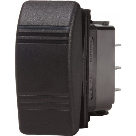 Switch Contura DPST Off-(On) Noir (en vrac)
