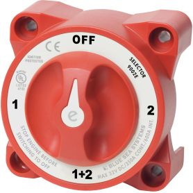 Sélecteur de batterie e-Series 4 positions avec AFD - Rouge (en vrac)