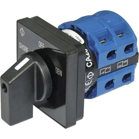 Interrupteur rotatif AC - OFF + 2 positions 120V AC 30A (en vrac)