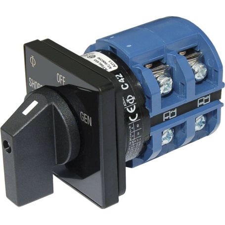 Interrupteur rotatif AC - OFF + 2 positions 120V AC 65A (en vrac)