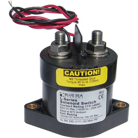 Coupe-batterie Solénoïde L 250A 12-24V (en vrac)