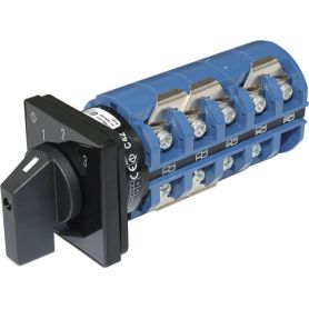 Interrupteur rotatif AC - OFF + 3 positions 240V AC 65A (en vrac)