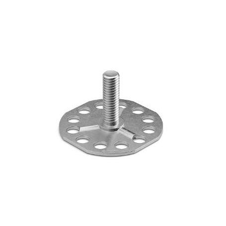 BIGHEAD M1 - Fixations avec goujon fileté tête ronde octogonale Ø 38 mm - INOX (M8x50) (sachet de 10)