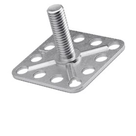 BIGHEAD M1 - Fixations avec goujon fileté tête carrée 32x32 mm - INOX (M8x75) (sachet de 10)