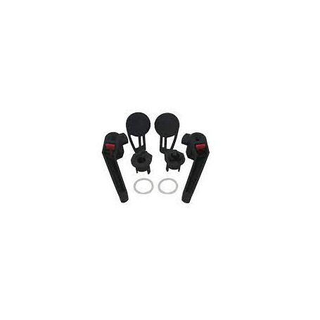 Kit de poignée Flush 2G 3G Large Noir L+RH BLK
