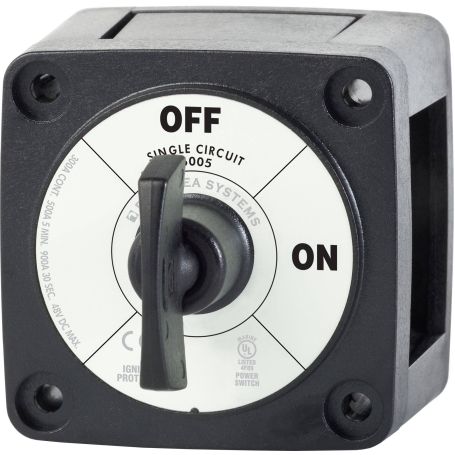Série M Coupe-batterie ON-OFF avec clé de verrouillage noir pas de couvercle arrière (en vrac)