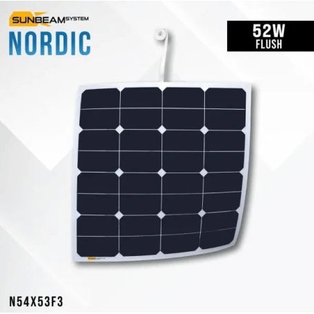 Panneau solaire NORDIC 54 x 53 cm Flush 52W