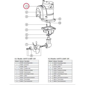 Moteur pour propulseur électrique - 140TT - 2e génération