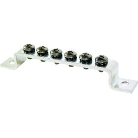 BusBar 6pos Mise à la terre - pas de vis