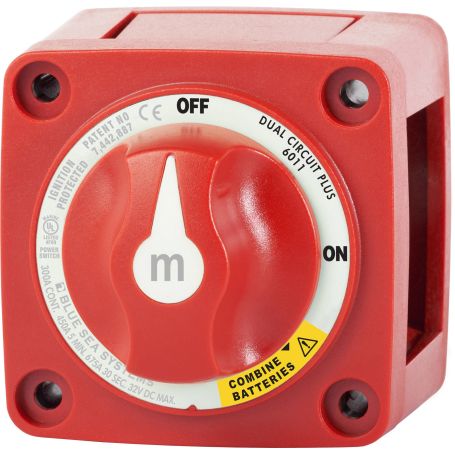 Interrupteur de batterie série m ON-OFF avec clé de verrouillage noir pas de couvercle arrière (en vrac)