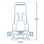 Pompe électrique eau douce Watermaster® 12V - 8 L