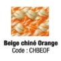 Cordage Callisto - 12 mm - BEIGE CHINE ORANGE