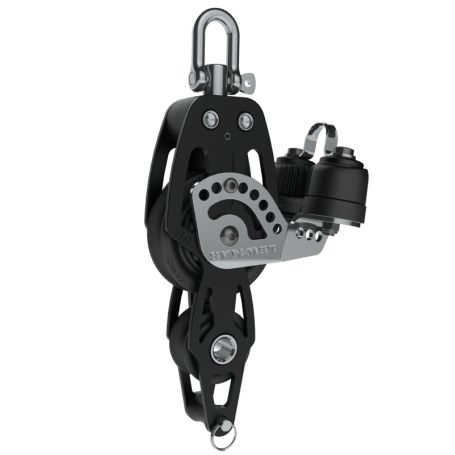 HTX Poulie violon, ringot et taquet - 60 mm