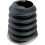 Embase cardan en caoutchouc avec pontet pour poulie 72/90 mm