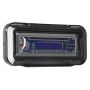 Trappe pour radio universelle encastrée 110 x 235 mm - transparent fumé