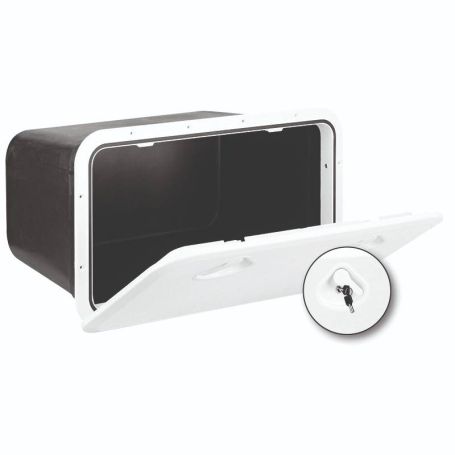 Trappe de rangement Top Line avec boîte et serrure 353 x 606 mm