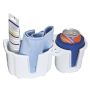Casier double compartiement avec support boisson - 27 x 10 x 11 cm