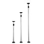 Hampe aluminium télescopique soutien de bâche 665 - 1020 mm