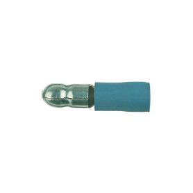 Fiche ronde mâle Ø 1.5 - 2.5 mm² - Ø 4 mm - bleue