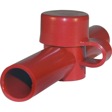 Isolateur PowerPost à double entrée rouge - Câbles jusqu'à 2/0