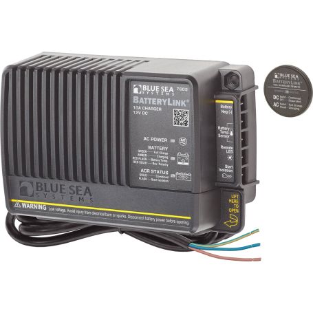 Chargeur BatteryLink 12VDC 10A-Bare Wire (remplace 7603B-BSS)