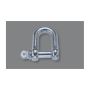 Manille standard droite 16 mm - manillon à visser