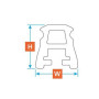 Rail auto-porté Ocean / NTR T2 - 3 m