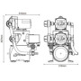Pompe d’eau douce double - 24 L/min 12 V