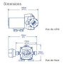 Kit pompe + accumulateur pour eau douce - 18L/min 12V
