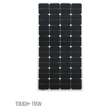 Panneau solaire TOUGH + 121W Flush - 106 x 54 cm
